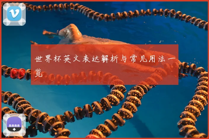 世界杯英文表达解析与常见用法一览